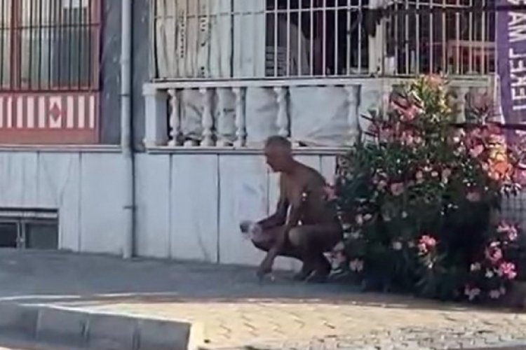 Aydın'da sokakta &ccedil;ıplak koşan şahsı polis g&ouml;zaltına alındı
