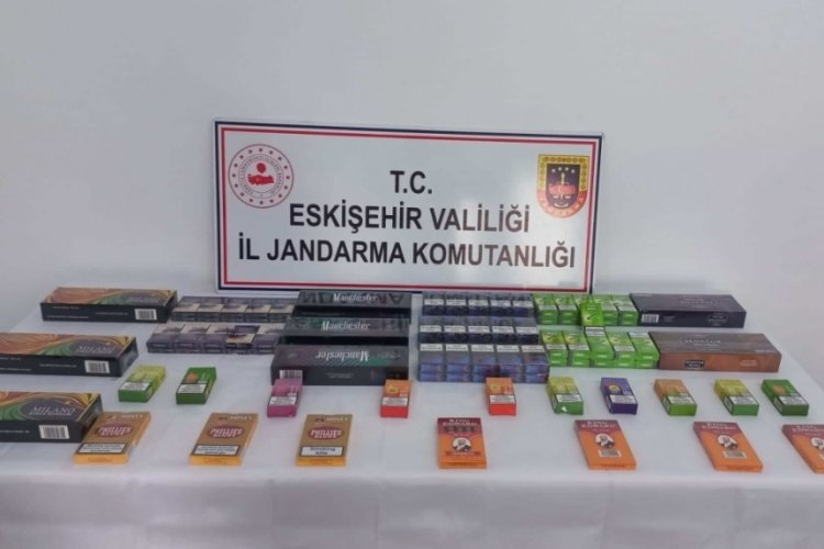 Ş&uuml;pheli şahsın aracındaki ka&ccedil;ak sigara ele ge&ccedil;irildi