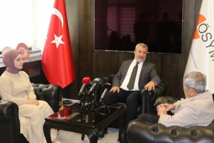 En yaşlı ve en gen&ccedil; &uuml;niversite adayları &Ouml;SYM Başkanı ile g&ouml;r&uuml;şt&uuml;