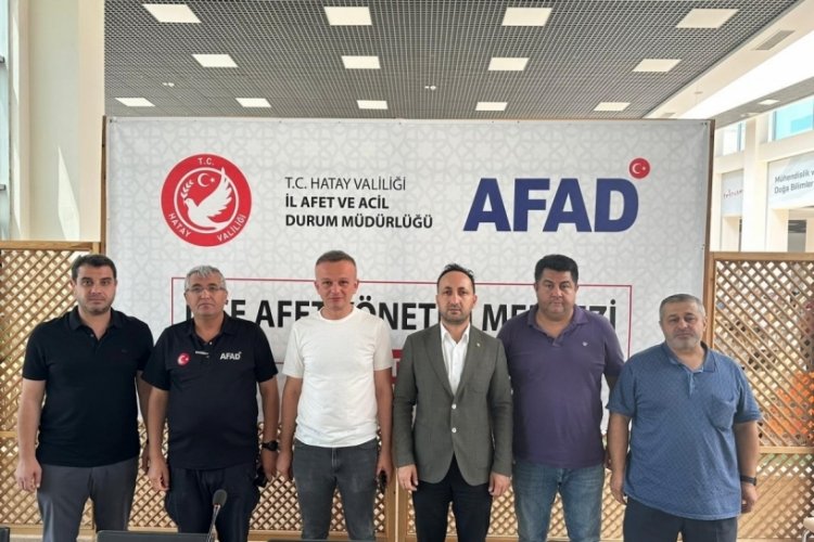 Hatay'da kurulan Gemlik Konteyner Kent AFAD'a devredildi