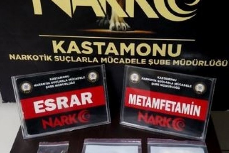İstanbul'dan Kastamonu'ya uyuşturucu getiren 2 şahıs yakalandı