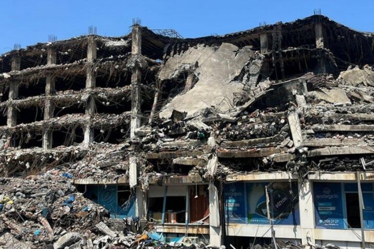 İstanbul'da yanan fabrikanın son hali
