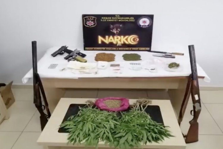 Edirne'de uyuşturucu operasyonu: 41 g&ouml;zaltı
