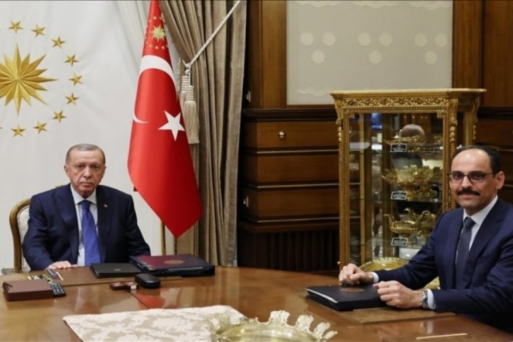 Cumhurbaşkanı Erdoğan, MİT Başkanı Kalın'ı kabul etti
