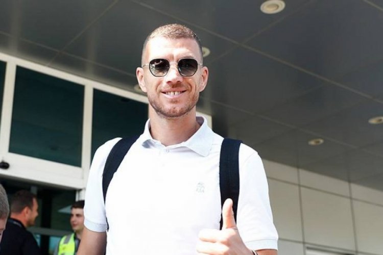 Edin Dzeko, İstanbul'a geldi