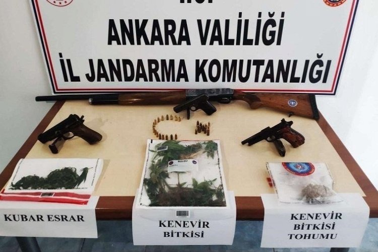 Başkentte &ccedil;ok sayıda &ccedil;eşitli uyuşturucu madde ele ge&ccedil;irildi