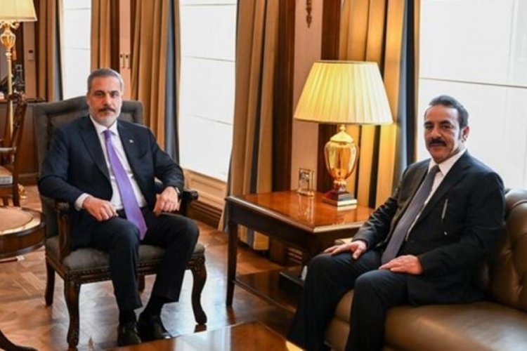 Bakan Fidan Katar'ın Ankara B&uuml;y&uuml;kel&ccedil;isi ile g&ouml;r&uuml;şt&uuml;