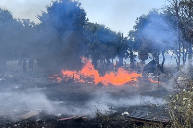 Aydın Kuşadası'ndaki yangında sabotaj ş&uuml;phesi