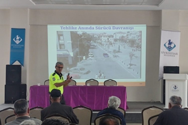 &Ccedil;ift&ccedil;ilere trafik eğitimi verildi