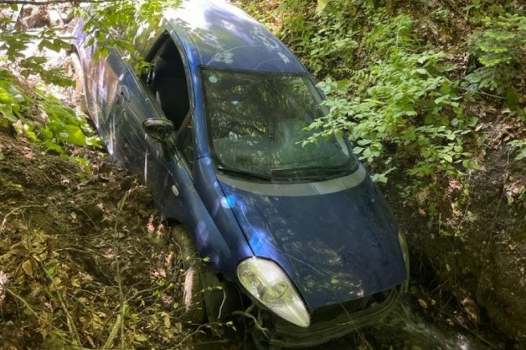 Yedig&ouml;ller yolunda şarampole u&ccedil;tu: 1 yaralı
