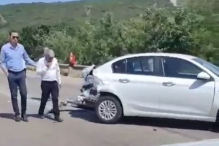 Bursa'da feci kaza! 11 ara&ccedil; birbirine girdi
