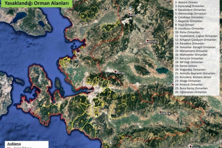 İzmir'de ormanlara giriş 31 Ekim'e kadar yasaklandı