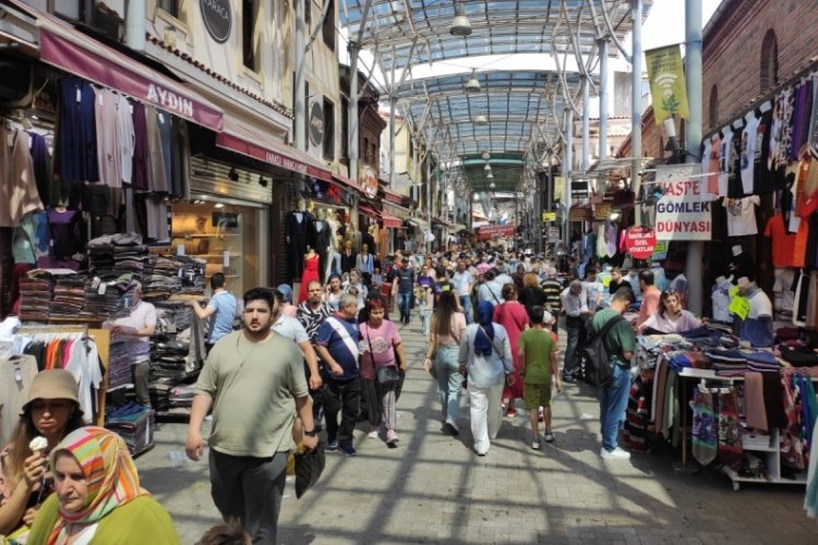 Kurban Bayramı &ouml;ncesi kapalı &ccedil;arşıda hareketlilik başladı