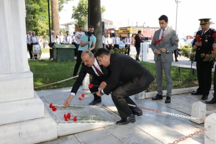 Bursa Mudanyalı kahraman Ş&uuml;kr&uuml; &Ccedil;avuş t&ouml;renle anıldı