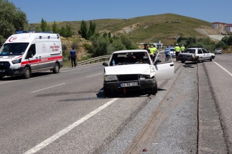 Yozgat'ta trafik kazası! 1 yaralı