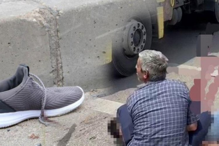 Adana'da motosikletli son nefesini kamyon s&uuml;r&uuml;c&uuml;s&uuml;n&uuml;n kollarında verdi