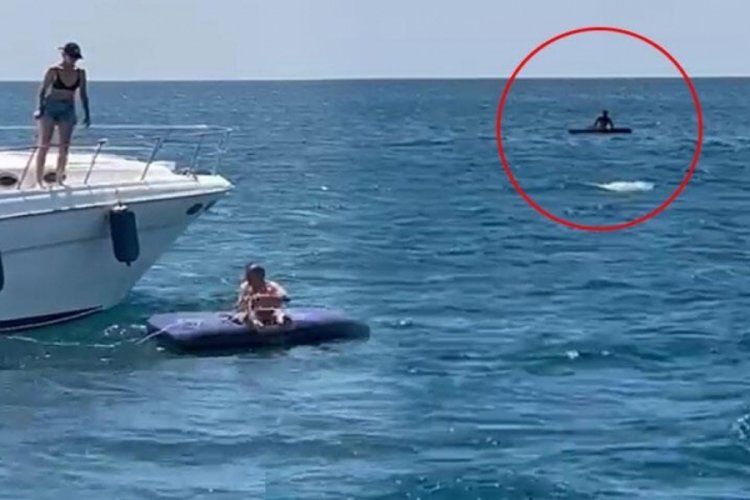 Edirne'de deniz yatağında uyuyakalan kişi 4 mil a&ccedil;ıkta bulundu