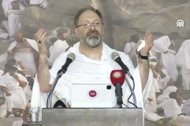 Diyanet İşleri Başkanı Ali Erbaş Arafat'ta vakfe duası yaptı