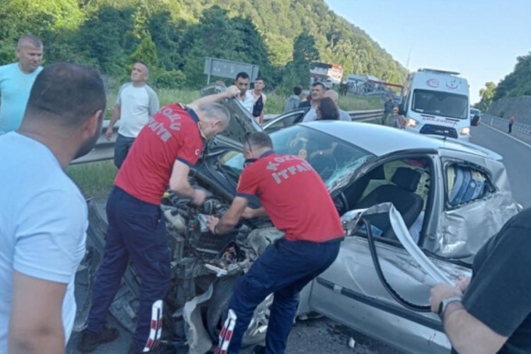 Zonguldak'ta kaza karı-kocayı ayırdı!