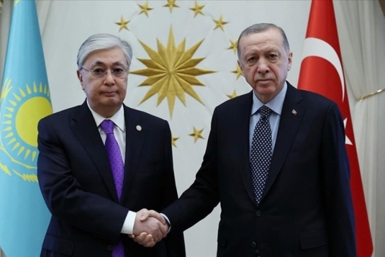 Erdoğan, Kazakistan Cumhurbaşkanı Tokayev ile g&ouml;r&uuml;şt&uuml;