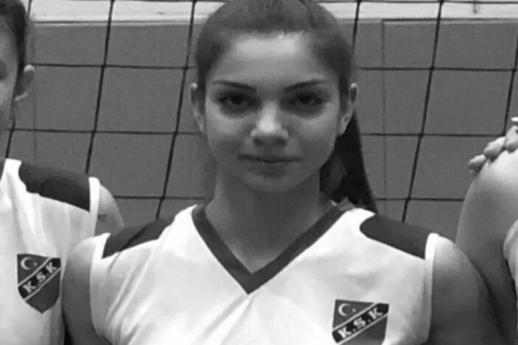 Gen&ccedil; voleybolcu Miray Karasu, son yolculuğuna uğurlandı