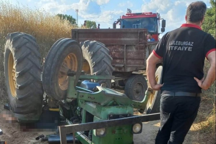 Kırklareli'nde trakt&ouml;r&uuml;n altında kalan 14 yaşındaki &ccedil;ocuk &ouml;ld&uuml;