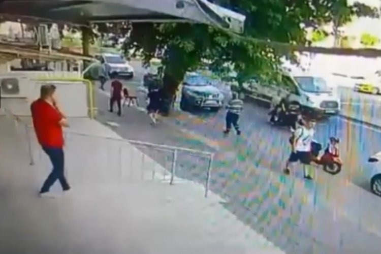 Tekirdağ'da motosikletin &ccedil;arptığı kadın yaralandı