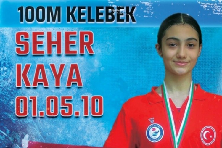 Bulgaristan'daki y&uuml;zme şampiyonasında Uşaklı y&uuml;z&uuml;c&uuml; bronz madalyayla d&ouml;nd&uuml;