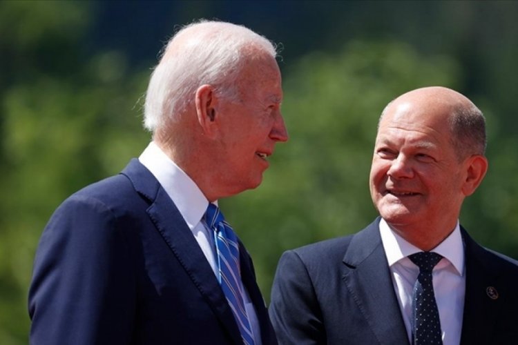 Biden ile Scholz telefonda g&ouml;r&uuml;şt&uuml;