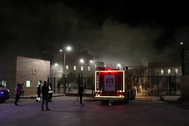 &Ccedil;ankırı'da geri g&ouml;nderme merkezinde yangın