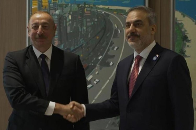 Bakan Fidan, Azerbaycan Cumhurbaşkanı Aliyev tarafından kabul edildi