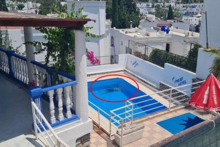 Muğla Bodrum'da otel havuzunda ceset bulundu!