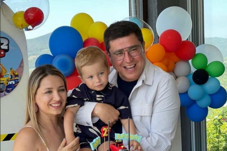 İbrahim B&uuml;y&uuml;kak, oğlunun doğum g&uuml;n&uuml;n&uuml; Bursa'da kutladı