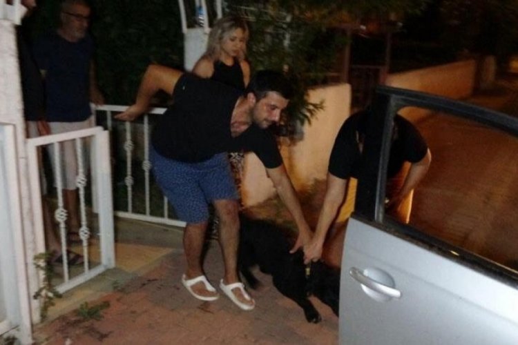 Antalya'da doberman cinsi k&ouml;pek aileye dehşeti yaşattı!