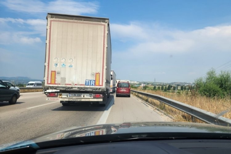 Bursa'da trafik kilitlendi!