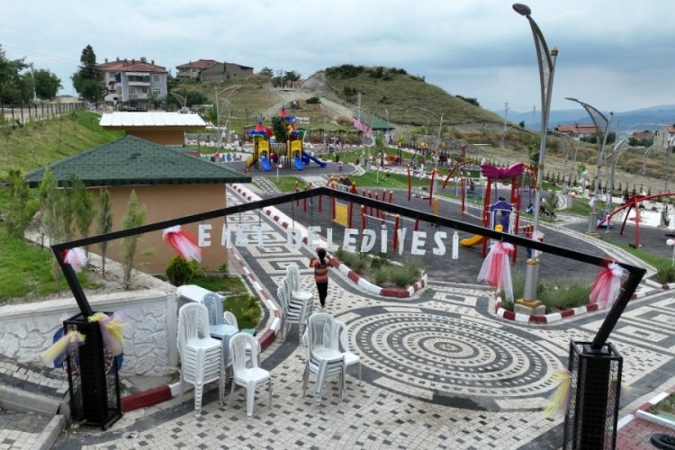 K&uuml;tahya Emet'e Bursa Millet Bah&ccedil;esi a&ccedil;ıldı!
