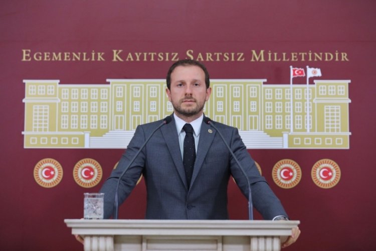 AK Parti Bursa Milletvekili Kılı&ccedil; TBMM'de basın toplantısı d&uuml;zenledi
