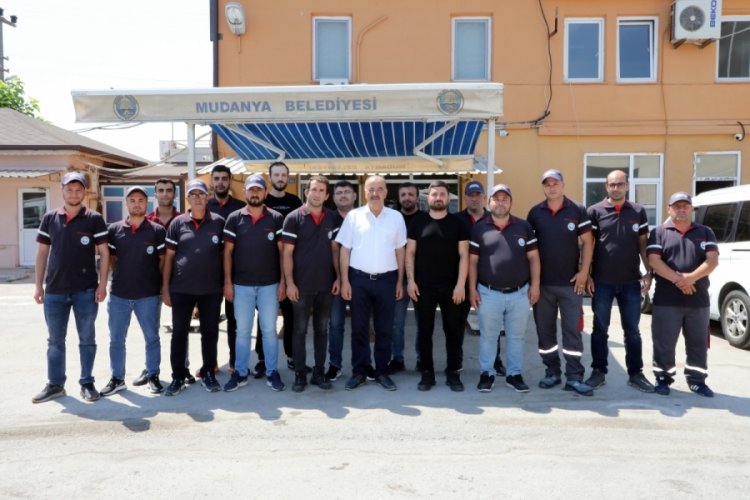 Bursa'da Mudanya Belediyesi'nden daha temiz Mudanya i&ccedil;in personel takviyesi