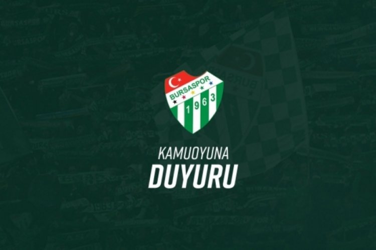 Bursaspor: Dava yoluna gideceğiz