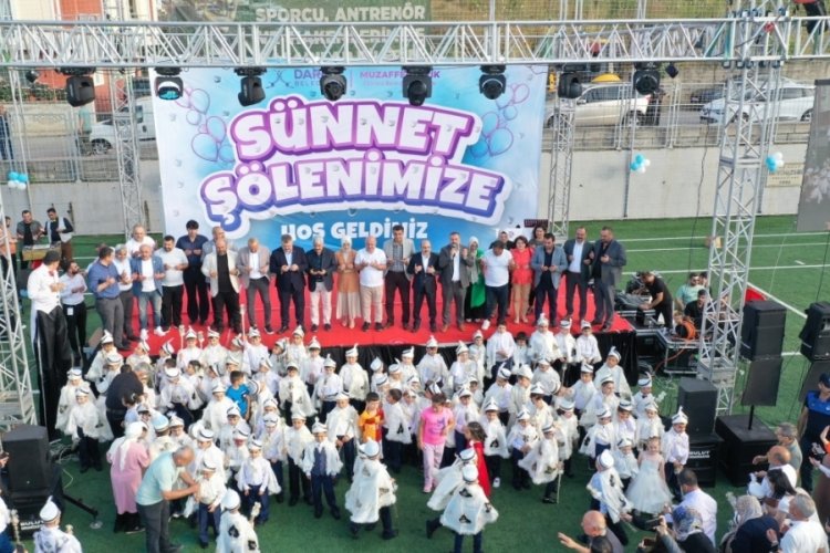 Kocaeli'de 850 &ccedil;ocuk ş&ouml;lenle s&uuml;nnet edildi