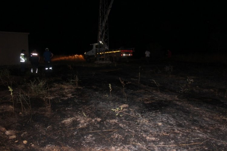 &Ccedil;anakkale'de arazi yangını