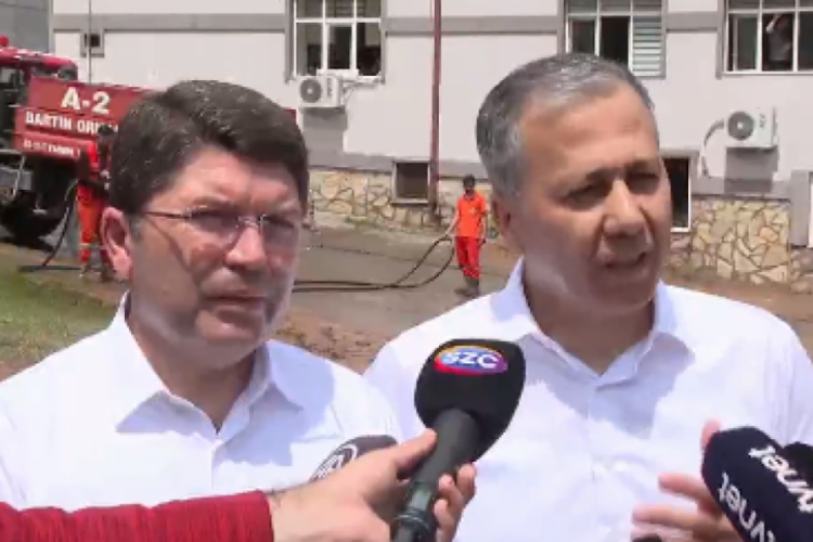 Bakan Tun&ccedil; ve Bakan Yerlikaya sel b&ouml;lgesinde: 137 vatandaşımızı kurtardık