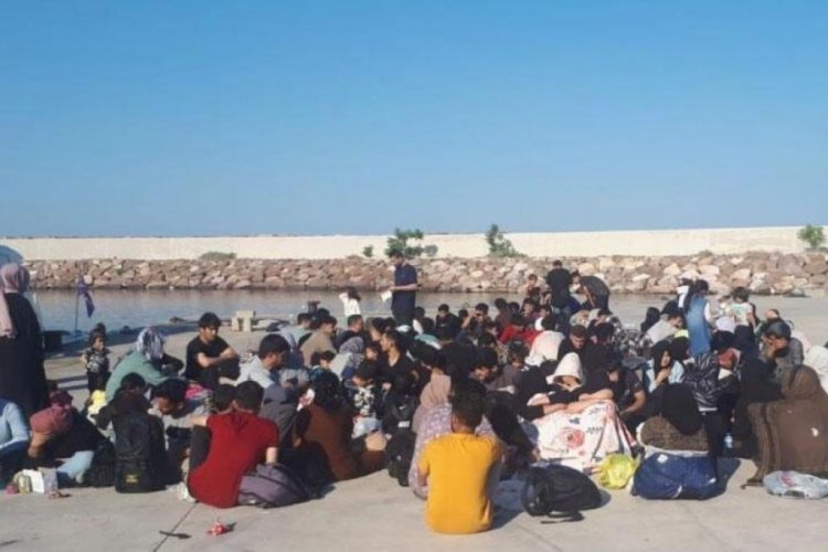 &Ccedil;anakkale'de 144 ka&ccedil;ak g&ouml;&ccedil;men yakalandı