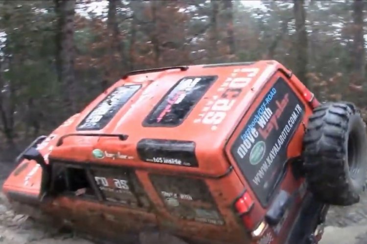 Bursa'da Off-road tutkunları tırmanışlarla nefes kesti