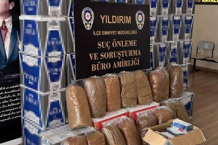 Bursa'da t&uuml;t&uuml;n ka&ccedil;ak&ccedil;ılığı operasyonu! 1 g&ouml;zaltı