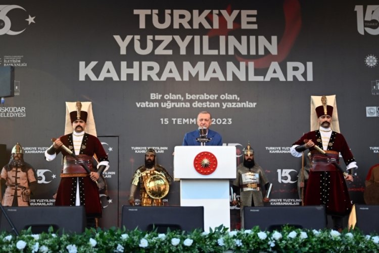 Erdoğan: 15 Temmuz bizim şeref madalyamızdır