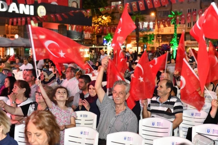 Bursa Mustafakemalpaşa'da 15 temmuz şehitleri anıldı