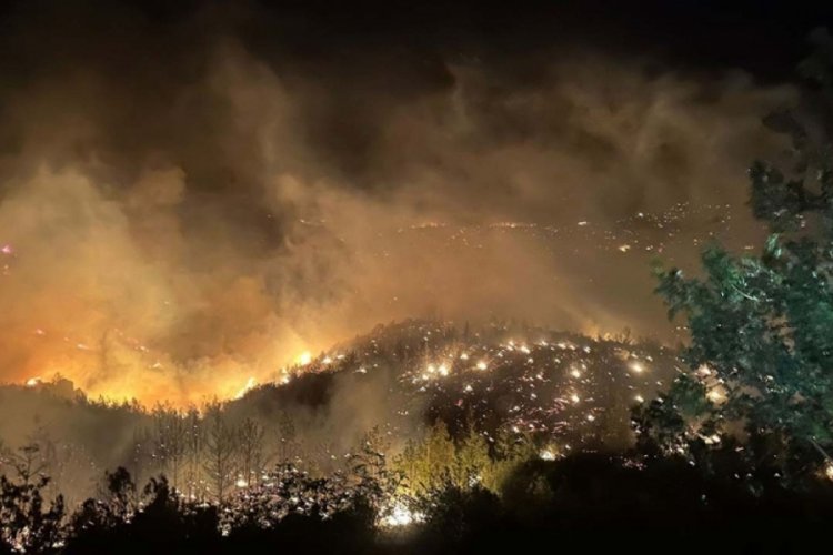 Hatay Belen'de orman yangını devam ediyor! "Yılın en b&uuml;y&uuml;k orman yangınlarından biri"