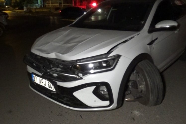 Gaziantep'te manevra yapan ara&ccedil; yayaya &ccedil;arptı
