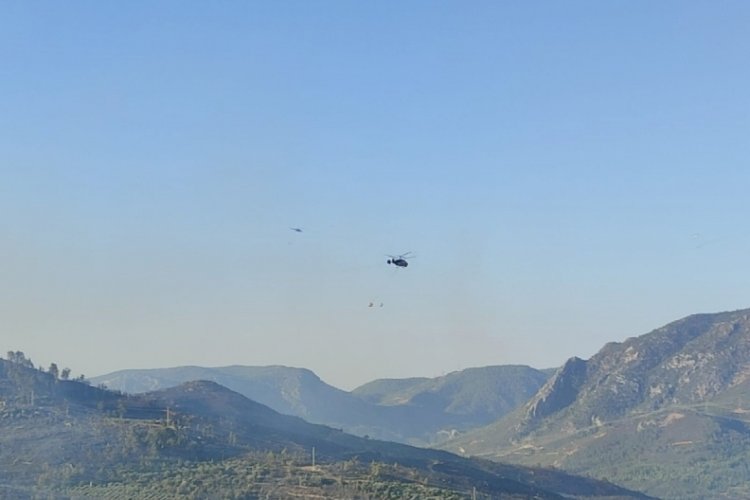 Hatay, Mersin ve &Ccedil;anakkale'de orman yangınları devam ediyor